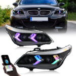 Faro anteriore RGB BMW Serie 5 A209-A-RGB Per BMW Serie 5 E60 E61 (2005–2007) / (2008–2010) Lampada frontale - Miniatura della galleria del prodotto 16