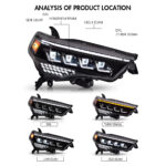 トヨタ 4ランナー ヘッドライト CB-A163C トヨタ 4ランナー用 (2014–2022年) LEDヘッドランプ - 製品ギャラリーのサムネイル 8
