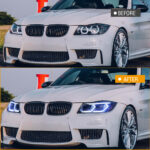 Faros delanteros BMW Serie 3 BM-A157A / TT-BM-A157B para BMW Serie 3 E90 (2005–2012) Lámpara de cabeza - Miniatura de la galería de productos 7