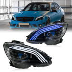 A506-A Car Headlight for Mercedes-Benz C-Class W204 (2008–2011) - Product Gallery Thumbnail 3