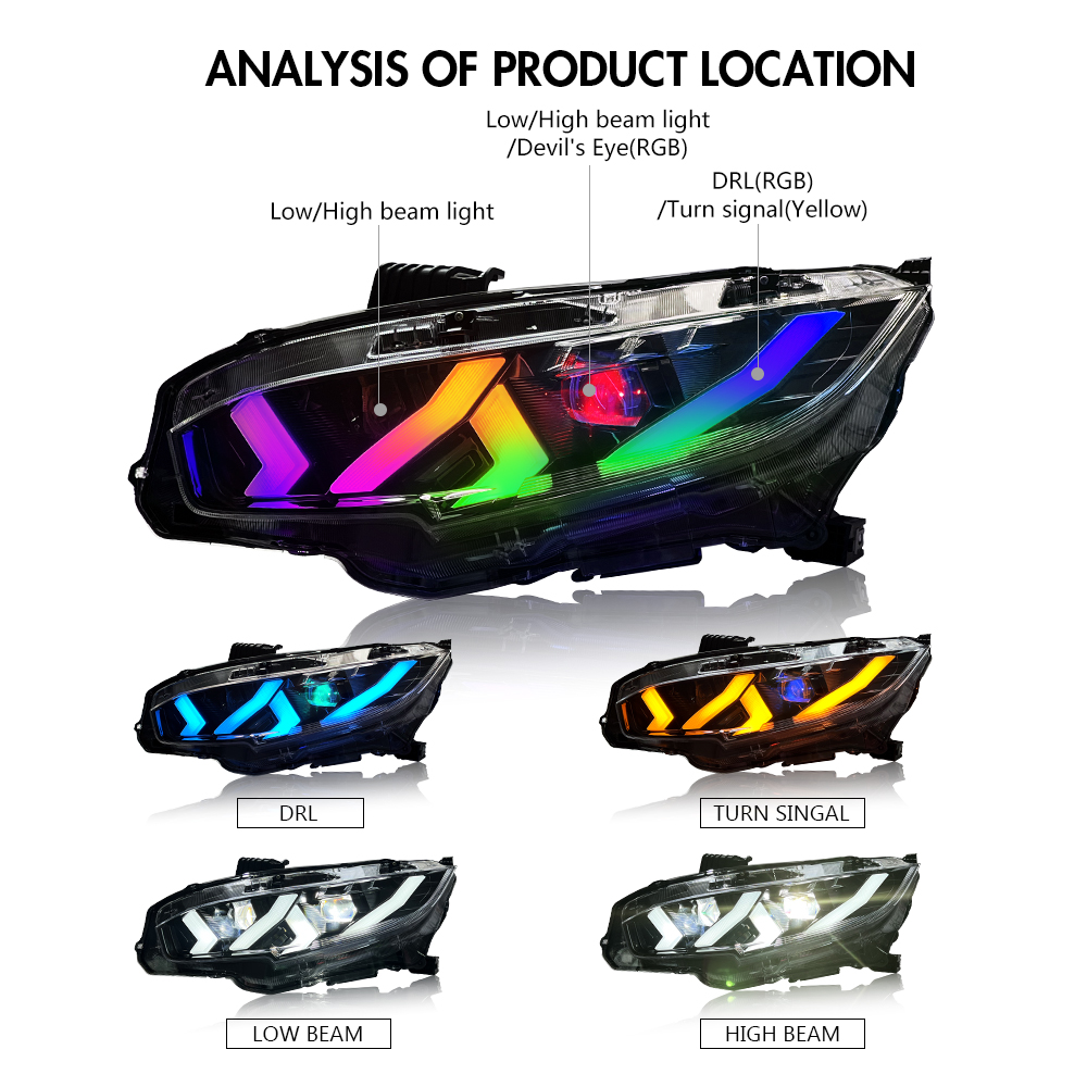 Honda Civic Headlights