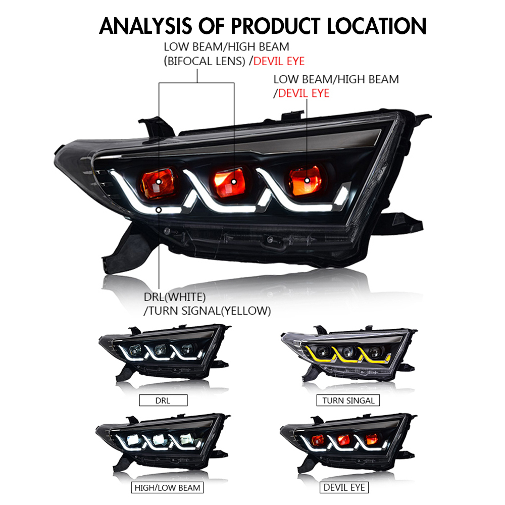 Highlander Headlights