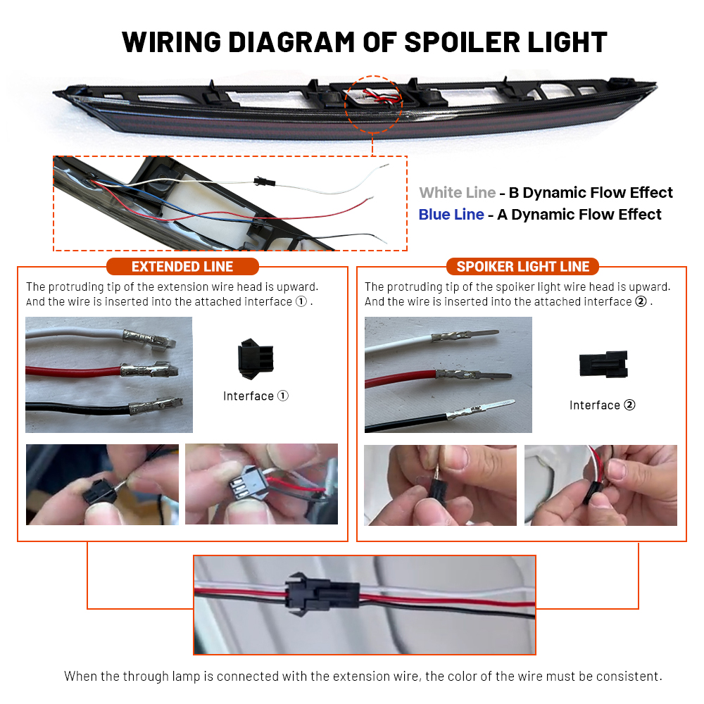 G101 LED Spoiler Lamp Tail Light for Toyota Camry 2018–2023 16 27 3