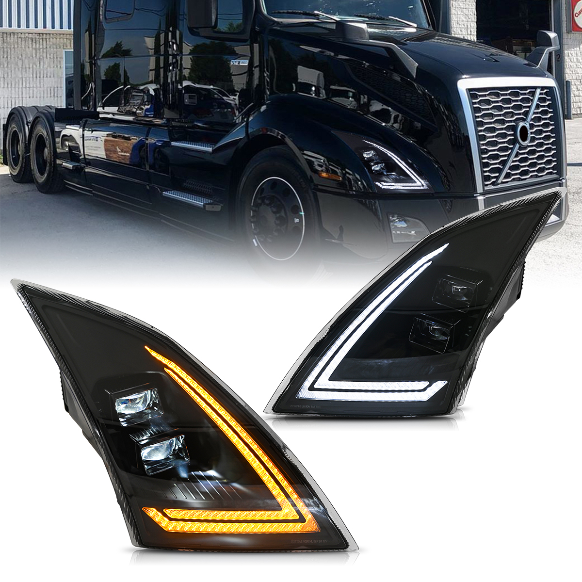 VNL-A306 LED Headlight for Volvo VNL & VNR 2018–2024 - View 10