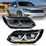 Lampu Depan LED Penuh A186-BE untuk Volkswagen 2013–2017 - Gambar Kecil Galeri Produk 4