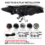 Toyota Camry Headlights CMR-A193 For Toyota Camry (2015–2017) ヘッドランプ - 製品ギャラリーのサムネイル 7
