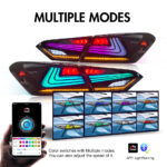 Fanale posteriore a LED B101-RGB per Toyota Camry 2018–2023 - Miniatura della galleria del prodotto 6