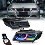 Phare RVB BMW Série 3 E90-A204-A-RGB / E90-A204-A-H pour BMW série 3 E90 E91 (05–12) Lampe frontale - Vignette de la galerie de produits 6