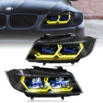 Faro BMW Serie 3 A204-A para BMW Serie 3 E90 E91 (05–12) Lámpara de cabeza (Modelos con base halógena) - Miniatura de la galería de productos 13