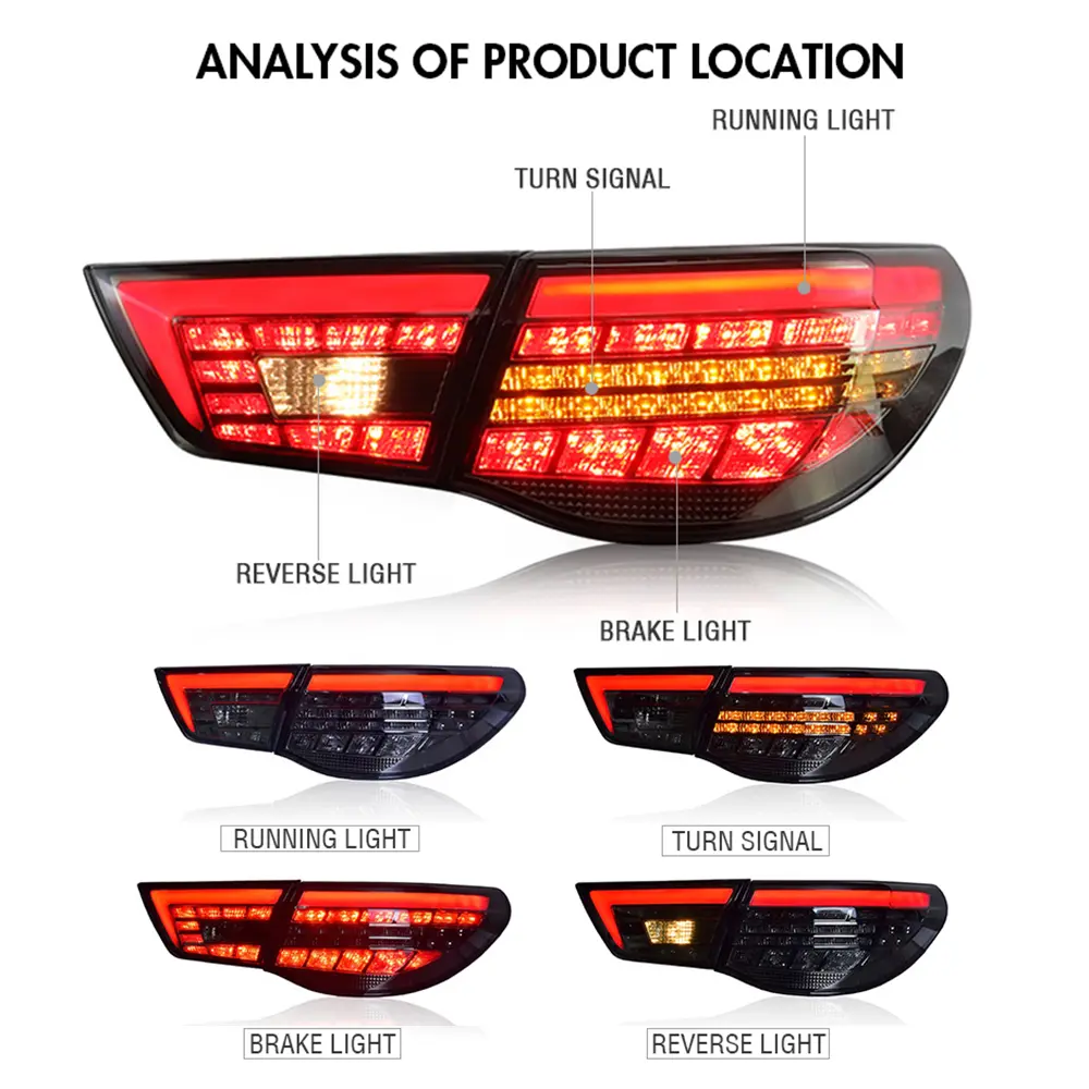 Toyota Reiz Tail Lights RZ-B106 For Toyota Reiz (2010–2012) Tail Lamp - View 9