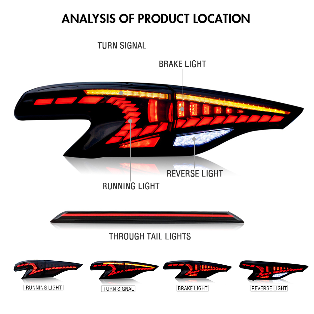 Toyota Sienna Tail Lights SN-B118 For Toyota Sienna (2021–2022) - View 7