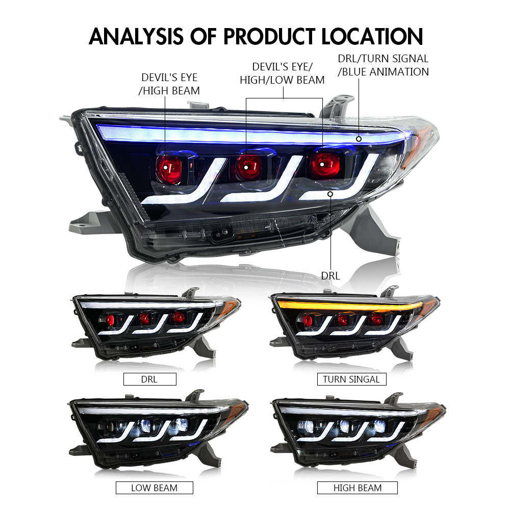 Highlander Headlights
