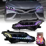 Toyota Camry Headlights TT-CMR-A146-AD / TT-CMR-A146-AD-RGB For Toyota Camry (2018–2022) Head Lamp - Product Gallery Thumbnail 3