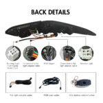 Fanale posteriore a LED B101-RGB per Toyota Camry 2018–2023 - Miniatura della galleria del prodotto 11
