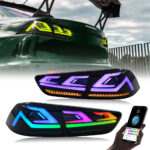 Fanali posteriori a LED B126-RGB per Mitsubishi Lancer 2008–2018 (Stile fumo) - Miniatura della galleria del prodotto 4