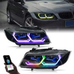 Phare RVB BMW Série 3 E90-A204-A-RGB / E90-A204-A-H pour BMW série 3 E90 E91 (05–12) Lampe frontale - Vignette de la galerie de produits 3