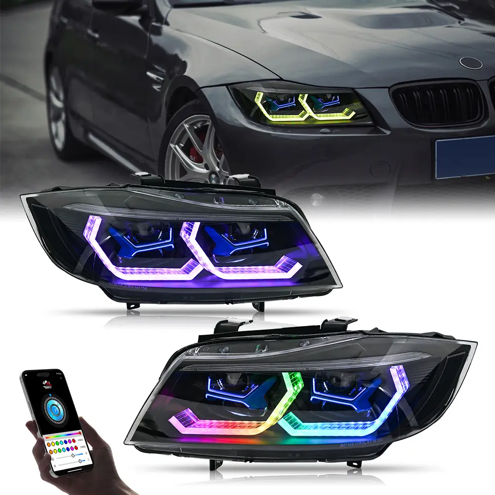 BMW 3 シリーズ RGB ヘッドライト E90-A204-A-RGB / E90-A204-A-H BMW