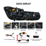 BMW 2 Luz trasera serie F30-B121D para BMW Serie 3 (2013–2018) Lámpara trasera - Miniatura de la galería de productos 9