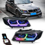 Phare RVB BMW Série 3 E90-A204-A-RGB / E90-A204-A-H pour BMW série 3 E90 E91 (05–12) Lampe frontale - Vignette de la galerie de produits 5