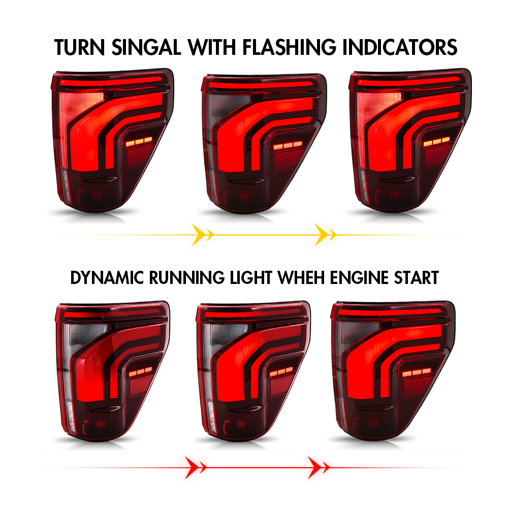 F150-B607-R LED Tail Lamp for Ford F-150 2021–2025 - View 8