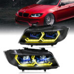 Faro BMW Serie 3 A204-A para BMW Serie 3 E90 E91 (05–12) Lámpara de cabeza (Modelos con base halógena) - Miniatura de la galería de productos 6