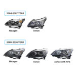 BMW 5-Series Headlight A209-A For BMW 5-Series E60 E61 (2005-2007) / (2008-2010) كشافات - صورة مصغرة لمعرض المنتجات 10