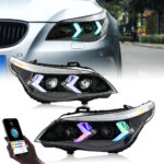 Faro anteriore RGB BMW Serie 5 A209-A-RGB Per BMW Serie 5 E60 E61 (2005–2007) / (2008–2010) Lampada frontale - Miniatura della galleria del prodotto 12