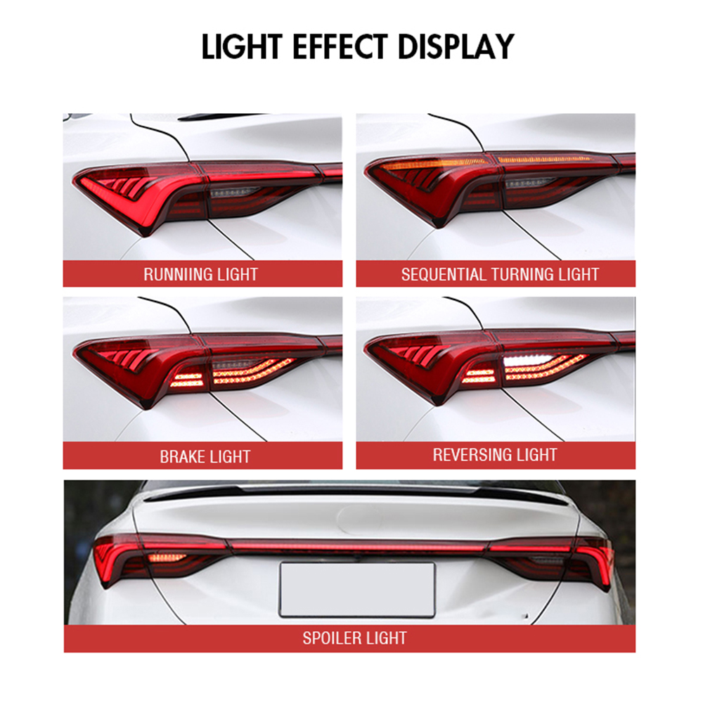 YZL-B103B LED Tail Lights for Toyota Avalon 2019–2021 - View 3