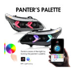 Faro anteriore RGB BMW Serie 5 A209-A-RGB Per BMW Serie 5 E60 E61 (2005–2007) / (2008–2010) Lampada frontale - Miniatura della galleria del prodotto 13