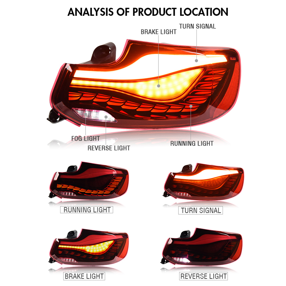 BMW 2 Series Tail Light BM-B164 For BMW 2-Series (2014–2019) Tail Lamp - View 8