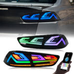Fanali posteriori a LED B126-RGB per Mitsubishi Lancer 2008–2018 (Stile fumo) - Miniatura della galleria del prodotto 5
