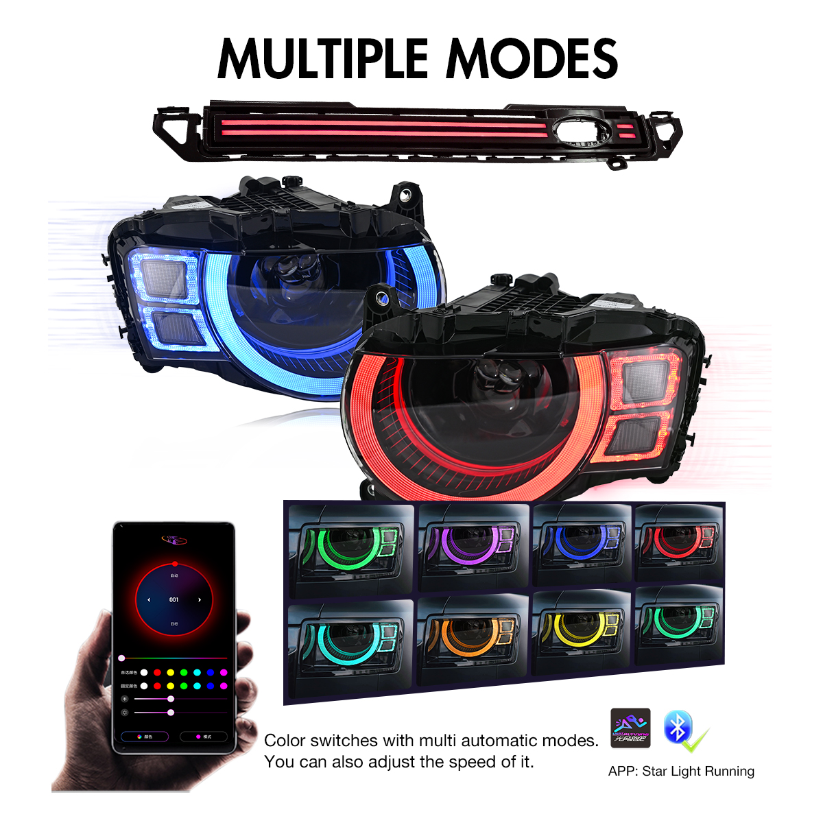 Cómo encontrar fabricantes confiables de faros en China RGB Headlights