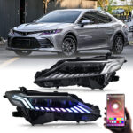 المصابيح الأمامية تويوتا كامري TT-CMR-A146-AD / TT-CMR-A146-AD-RGB لتويوتا كامري (2018-2022) مصباح الرأس - صورة مصغرة لمعرض المنتجات 6