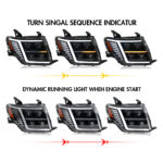 Faros LED A124-4T para Mitsubishi Pajero V93 / V97 (2009–2021) - Miniatura de la galería de productos 8