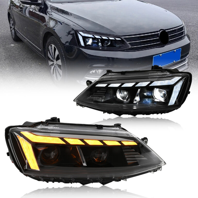 مصباح أمامي LED كامل ST-A183 لسيارة فولكس فاجن جيتا 2012-2018 - عرض التفاصيل