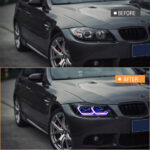 Phare RVB BMW Série 3 E90-A204-A-RGB / E90-A204-A-H pour BMW série 3 E90 E91 (05–12) Lampe frontale - Vignette de la galerie de produits 16