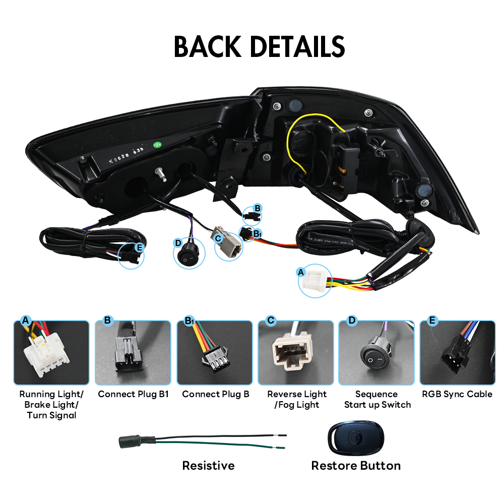 RGB LED Tail Light