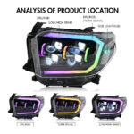 Toyota Tundra Phares A181-RGB Pour Toyota Tundra (2014–2021) Phare - Vignette de la galerie de produits 10
