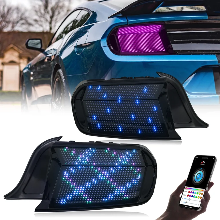 B201-RGB LED Tail Lights for Ford Mustang 2015–2023 - Detail View