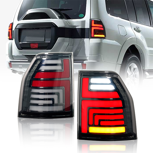 B124 LED-Rückleuchten für Mitsubishi Pajero 2006–2020 - Detailansicht