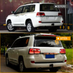 Toyota Land Cruiser Tail Lights LAND-B120B For Toyota Land Cruiser (2016–2020) Lampu Belakang - Gambar Kecil Galeri Produk 5