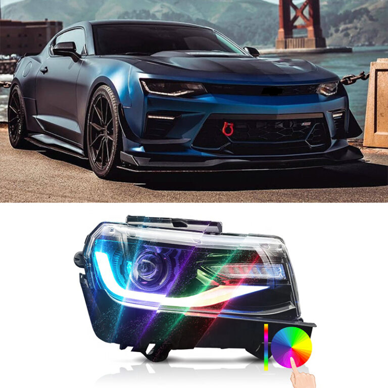 Fari LED RGB per Chevrolet Camaro (Edizione multicolore) - Visualizzazione dettagliata