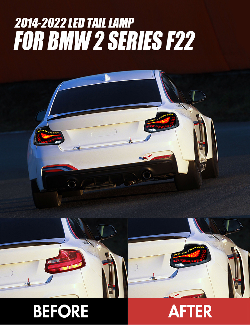BMW 2 Series Tail Light BM-B164B For BMW 2-Series (2014–2019) Tail Lamp 15 Tail Light