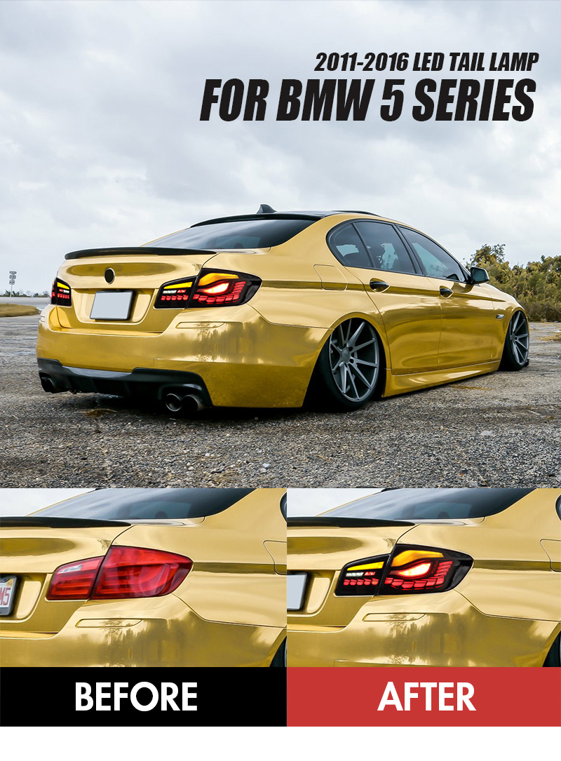 BMW 5 Series Tail Lights BM-B132C For BMW 5-Series F10 F18 (2011–2017) Tail Lamp 15 Tail Light