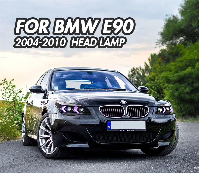 BMW 5-Series RGB Headlight A209-A-RGB For BMW 5-Series E60 E61 (2005–2007) / (2008–2010) Headlamp 21 RGB Headlight