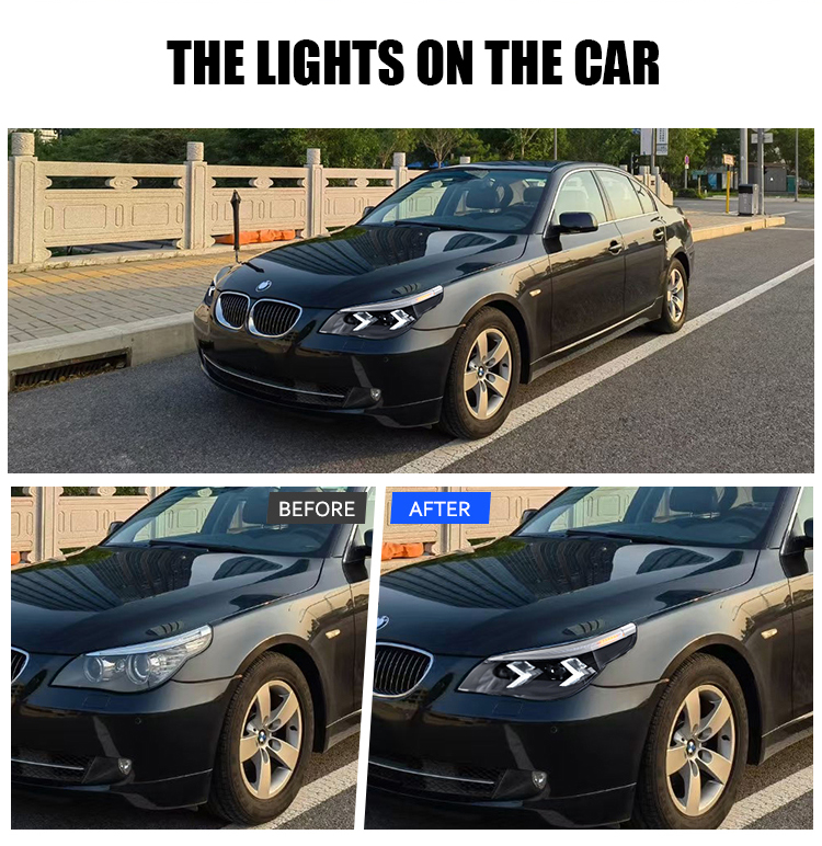 BMW 5-Series Headlight A209-A For BMW 5-Series E60 E61 (2005–2007) / (2008–2010) Headlamp 18 Headlight