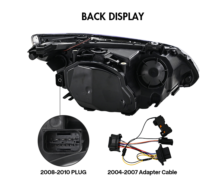 BMW 5-Series Headlight A209-A For BMW 5-Series E60 E61 (2005–2007) / (2008–2010) Headlamp 21 Headlight