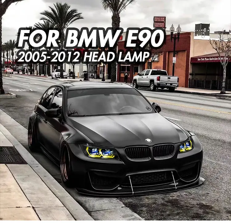 BMW 3-Series Headlight A204-A For BMW 3-Series E90 E91 (05–12) Head Lamp (Halogen Base Models) 15 Headlight