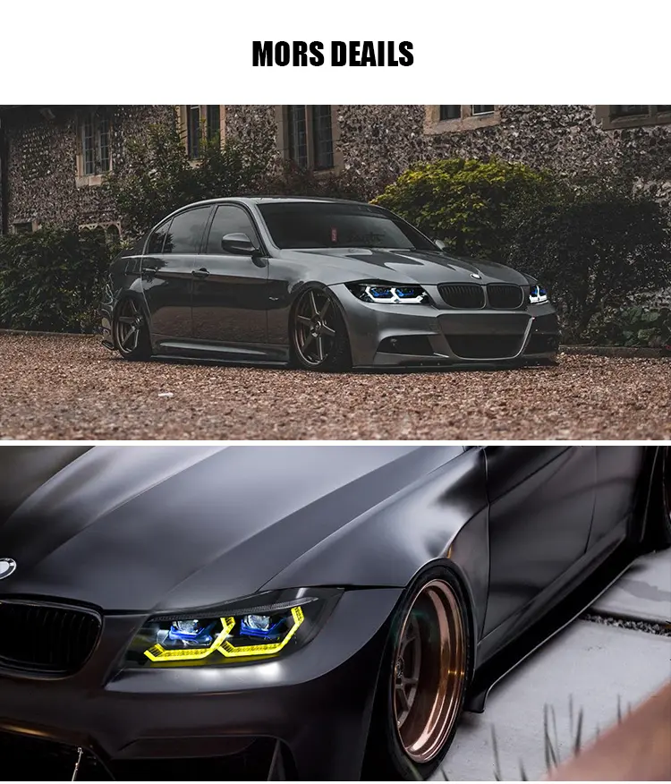 BMW 3-Series Headlight A204-A For BMW 3-Series E90 E91 (05–12) Head Lamp (Halogen Base Models) 20 Headlight