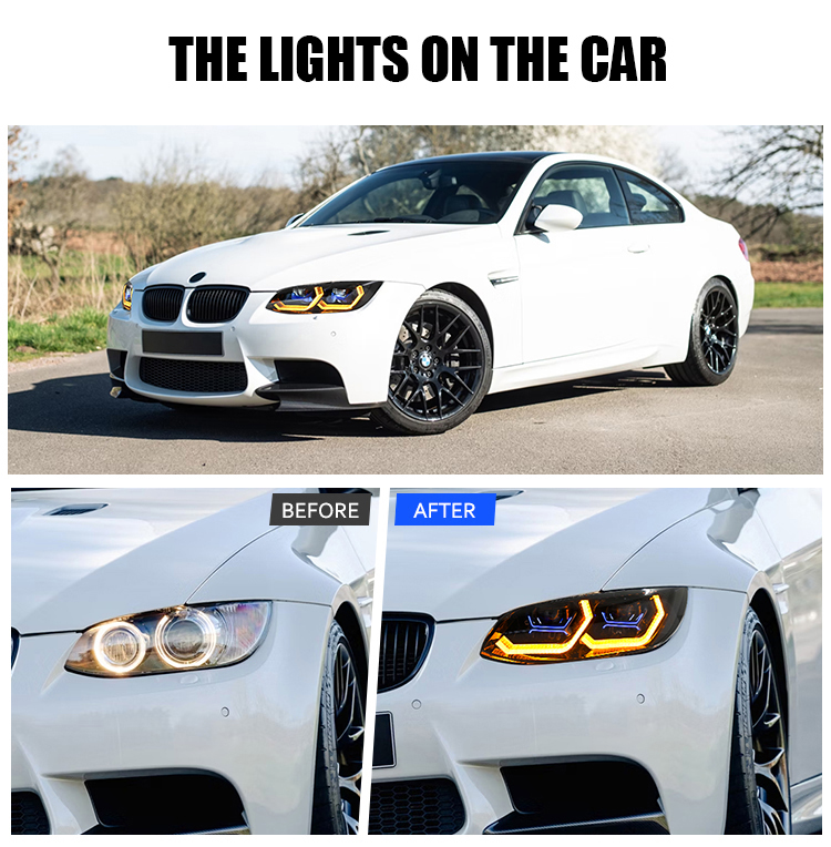 A208-1-B Xenon LED Headlight for BMW E92 E93 328i 335i Coupe (2007–2010) 17 Xenon LED Headlight